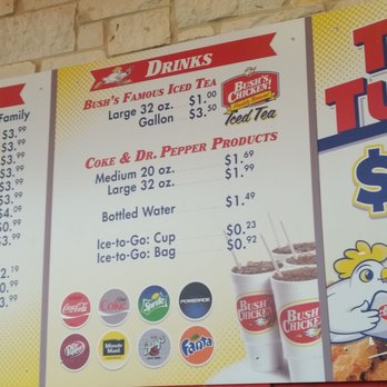 Bush's Chicken - a bag of crushed ice for a buck! - Chicken Wings Near Me - Converse, Texas Bush's Chicken - a bag of crushed ice for a buck! - Chicken Wings Near Me - Converse, Texas