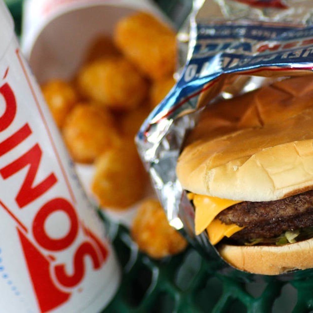 SONIC - Bacon Cheeseburger tots drink SONIC - Bacon Cheeseburger tots drink