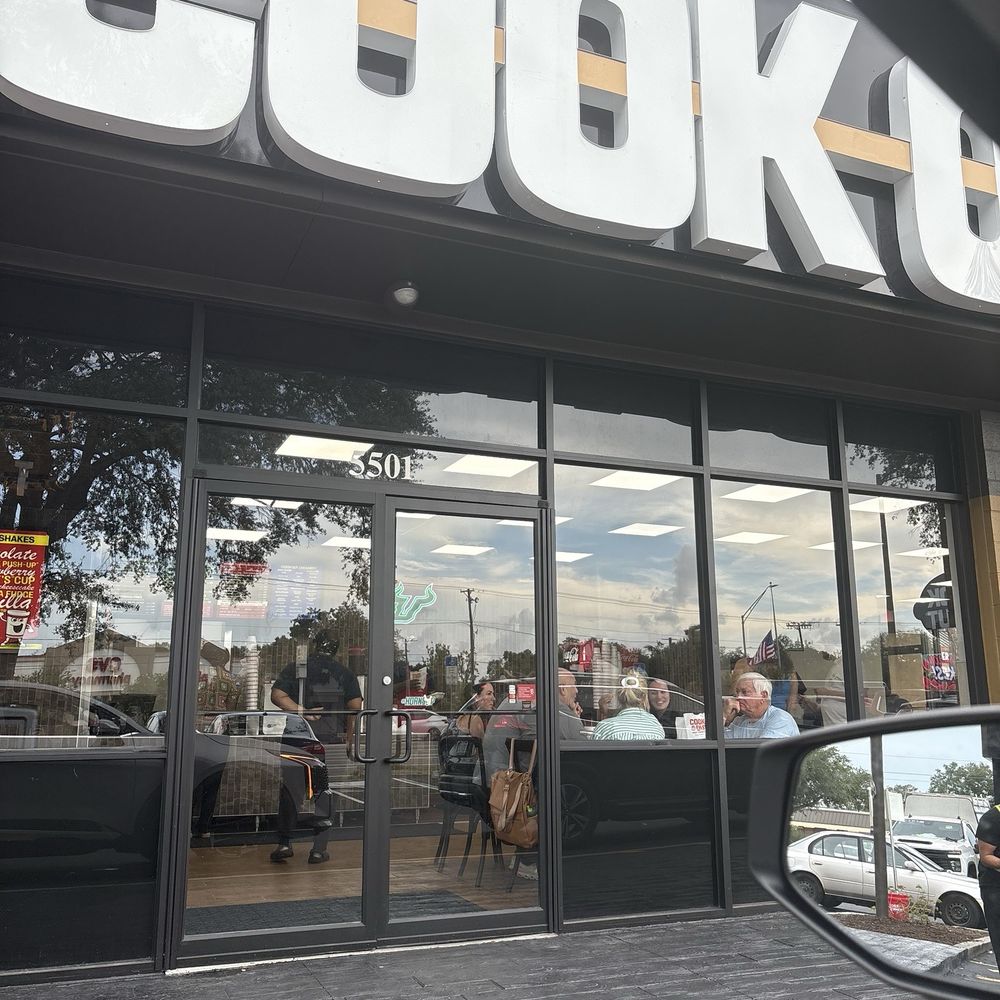 Cookout - Front door - American Near Me - Tampa, Florida Cookout - Front door - American Near Me - Tampa, Florida