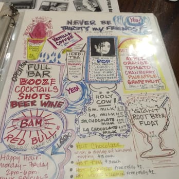 Junkyard Cafe - One of the many og pages of the menu - American Near Me - Simi Valley, California