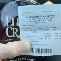 Southwestern Liquor & Wine - Elijah Craig Toasted Barrel
