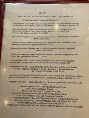 Menu photo 5 Dano's Heuriger on Seneca Lodi, NY Menu photo 5 Dano's Heuriger on Seneca Lodi, NY