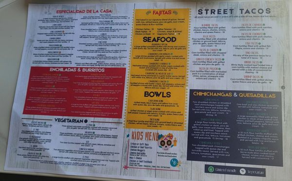 Menu photo 4 La Catrina Ocala, FL