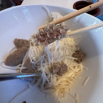 Pho Doa - Pho meatballs are raw. - Vietnamese Near Me - Murrieta, California