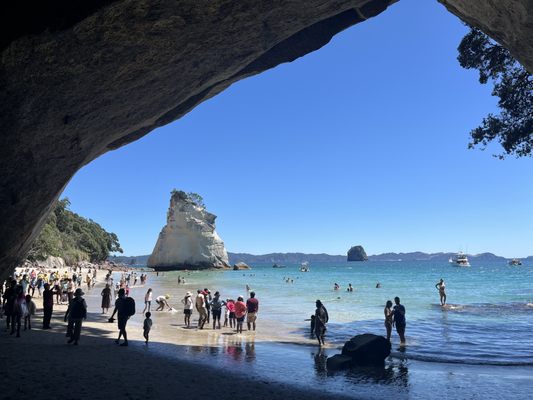Cathedral Cove Beach by null