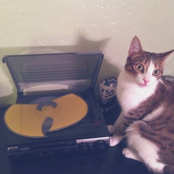 Photo of Amoeba Music - Los Angeles, CA, United States. Holy shit that's the limited edition, Record Day exclusive, die-cut, color vinyl Cream single. Wu-Tang forever