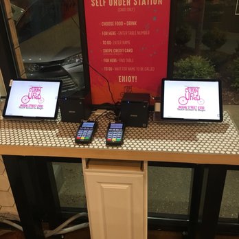 Curry Up Now - The restaurant has a cool  self order station for patron who know the menu & want to place a quick order - Indian Near Me - Decatur, Georgia