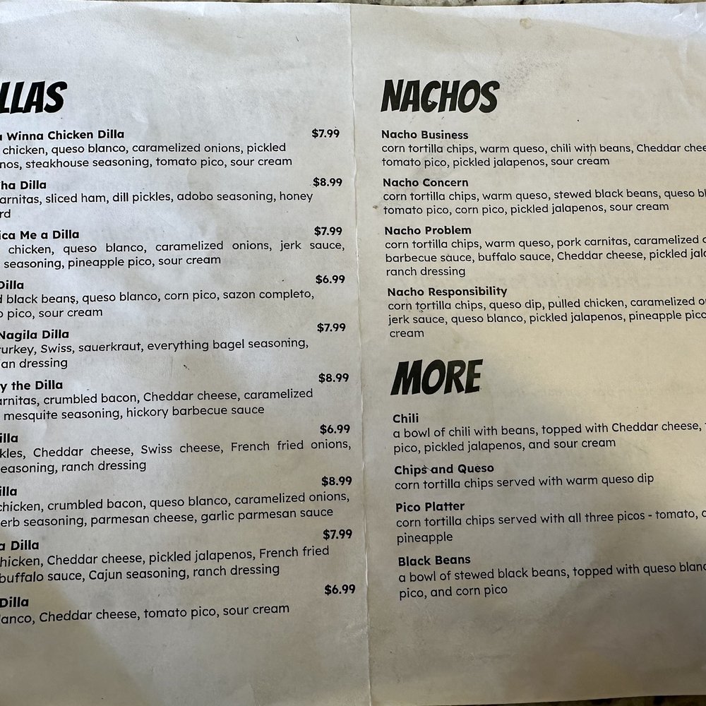 Menu Menu