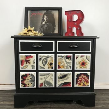 Functional Flair - Vintage Record Album Storage Cabinet.  Door  pulls down for storage. - SOLD - Commissioned Artists Near Me