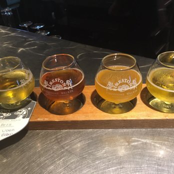 Firestone Walker - Paso Robles - Beer flight - Breweries Near Me - Paso Robles, California