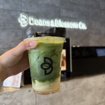 Beans & Blossom Co - Matcha Ginger Tofu Pudding Latte - Flowers & Gifts Near Me - Flushing, New York Beans & Blossom Co - Matcha Ginger Tofu Pudding Latte - Flowers & Gifts Near Me - Flushing, New York