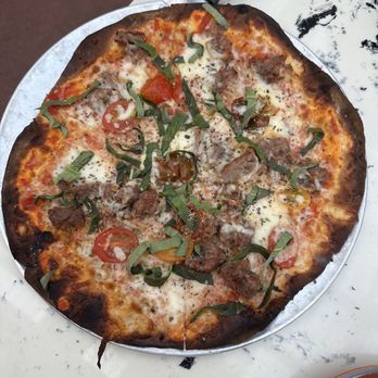 Gather 22 - Margarita Pizza with sausage - Pizza Near Me - Indianapolis, Indiana