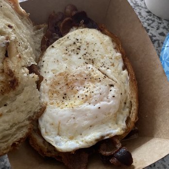 Babe's Doughnut & Coffee - Bacon and Egg Croissant - Breakfast & Brunch Near Me - San Marcos, Texas Babe's Doughnut & Coffee - Bacon and Egg Croissant - Breakfast & Brunch Near Me - San Marcos, Texas