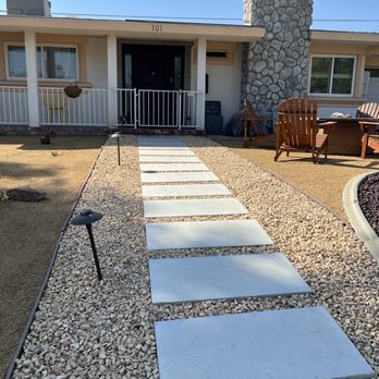 Ruiz Landscape - Concrete steps and gravel - Landscaping Near Me - Hemet, California