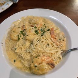 Shrimp Gorgonzola with Angel Hair