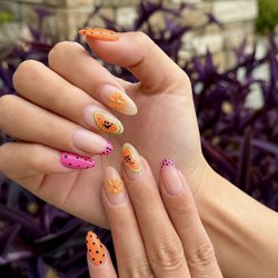 Gel X with design by Andy