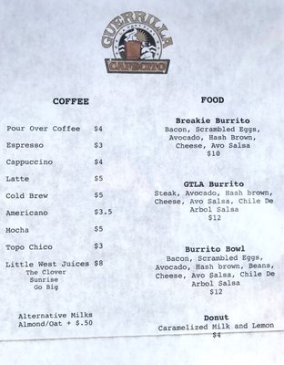 Guerrilla Cafecito by null
