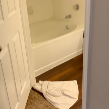 MAA Sunset Valley - dirty towels left from trespassers - Apartments Near Me - Austin, Texas MAA Sunset Valley - dirty towels left from trespassers - Apartments Near Me - Austin, Texas