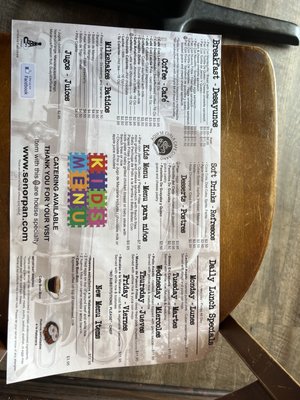 Menu photo 1 Senor Pan Cafe - Fullerton Chicago, IL