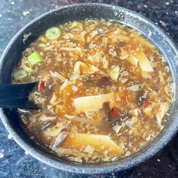 Folsom Palace - Hot sour soup. - Asian Fusion Near Me - Citrus Heights, California Folsom Palace - Hot sour soup. - Asian Fusion Near Me - Citrus Heights, California