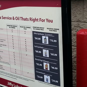 Jiffy Lube - Here is the advertised price sitting outside. This is not, in fact what you are charged. Illegal. - Oil Change Stations Near Me - Beaverton, Oregon Jiffy Lube - Here is the advertised price sitting outside. This is not, in fact what you are charged. Illegal. - Oil Change Stations Near Me - Beaverton, Oregon