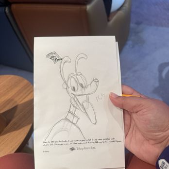 Disney Wish - Learn to draw Pluto - Travel Services Near Me - Port Canaveral, Florida