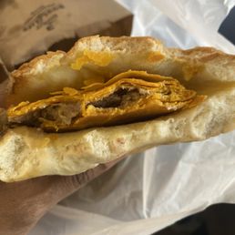 Spicy Beef Patty with Coco Bread Spicy Beef Patty with Coco Bread