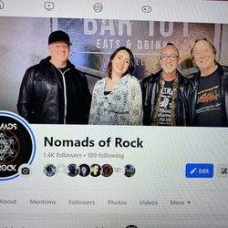 Shakers - we would love to rock you guys out 4 hours of rock to pick from 50s to present day https://www.facebook.com/NomadsofRock