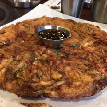 Daebak Korean Barbeque - Seafood pancake - Korean Near Me - Southfield, Michigan
