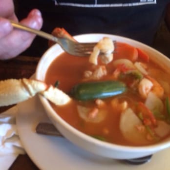 Los Compadres - Spicy seafood soup. Made my husbands night. - Mexican Near Me - Long Beach, California