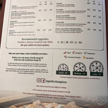 Pie Fection - Dessert Pizza Menu - Pizza Near Me - Windermere, Florida Pie Fection - Dessert Pizza Menu - Pizza Near Me - Windermere, Florida