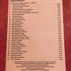 New Asia - Menu 2024