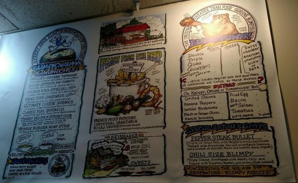 Menu photo 1 Krazy Jim's Blimpy Burger Ann Arbor, MI