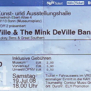 Museumsplatz - 46,90 Euro im Vorverkauf - Active Life Near Me - Bonn, NW