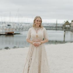 Divine Glo - My bride looking great in her attire!