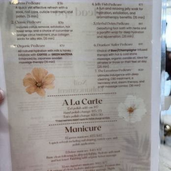 Luxx Nail Bar - Menu of services - Nail Salons Near Me - Georgetown, Texas