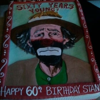 Central Continental Bakery - Emmett Kelly 60th Birthday cake for dad. - Bakeries Near Me - Mount Prospect, Illinois