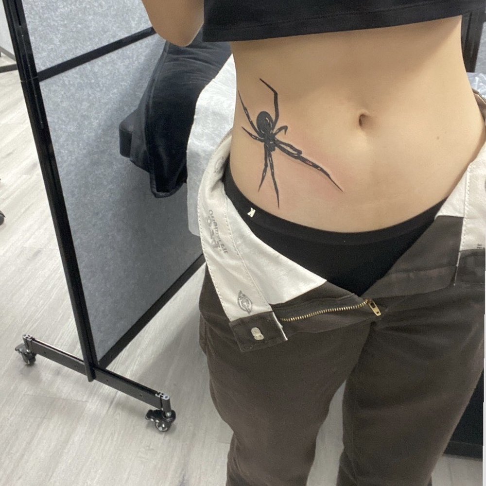 Gee Ink Tattoo - Spider tattoo by Gary - Tattoo Near Me - Alhambra, California Gee Ink Tattoo - Spider tattoo by Gary - Tattoo Near Me - Alhambra, California