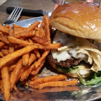 Bricktown Brewery - Hatch Green Chili Burger - American Near Me - Tulsa, Oklahoma