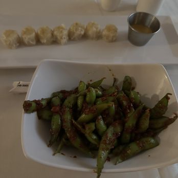 Shiro Restaurant - Spicy Garlic Edamame! Was a hit! And the Ebi Shumai was the perfect bite - Japanese Near Me - Novi, Michigan Shiro Restaurant - Spicy Garlic Edamame! Was a hit! And the Ebi Shumai was the perfect bite - Japanese Near Me - Novi, Michigan