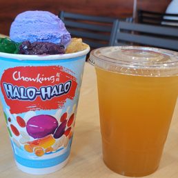 Halo Halo and Calamansi Jasmine Tea