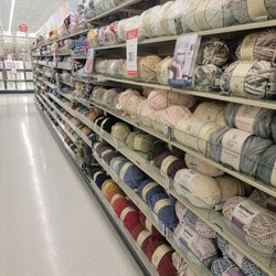 Hobby Lobby - One of the yarn aisles by the frames