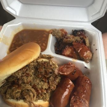 Constant Smoke BBQ - Baked beans, brisket, smoked sausage, pulled pork sandwich. Yum! - Barbeque Near Me - Hermitage, Tennessee Constant Smoke BBQ - Baked beans, brisket, smoked sausage, pulled pork sandwich. Yum! - Barbeque Near Me - Hermitage, Tennessee