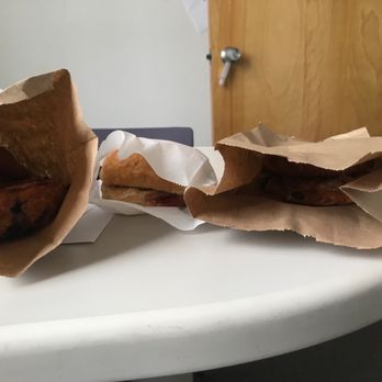 The Posh Bagel - My crumpled pastries. Even though I asked for a box she just gave me a bigger bag for all the small bags. - Bakeries Near Me - Los Altos, California