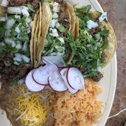 3 taco meal