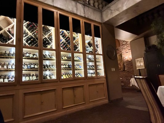 Photo of La Strada - Reno, NV, US. Wine rack.