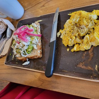 First Watch - Crab Cake Avocado Toast - Breakfast & Brunch Near Me - Sugar Land, Texas First Watch - Crab Cake Avocado Toast - Breakfast & Brunch Near Me - Sugar Land, Texas