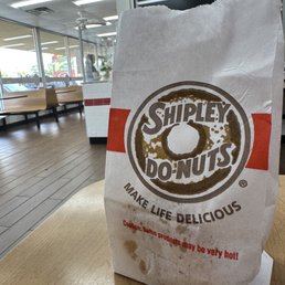 a bag of donuts