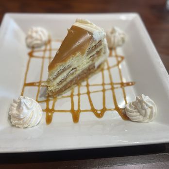 Fat Jack's - Salted caramel crunch cake $7.99 for a small piece. - Steakhouses Near Me - Walterboro, South Carolina Fat Jack's - Salted caramel crunch cake $7.99 for a small piece. - Steakhouses Near Me - Walterboro, South Carolina