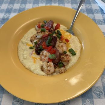 Julia Belle's - Shrimp and grits. You know it's good when you don't need salt or pepper. - Southern Near Me - Florence, South Carolina Julia Belle's - Shrimp and grits. You know it's good when you don't need salt or pepper. - Southern Near Me - Florence, South Carolina